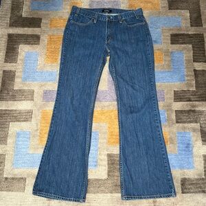 Levi's 1970 Flare Women's Jeans 31x32 (Waist 33) Retro Blue Mid Rise 100% Cotton
